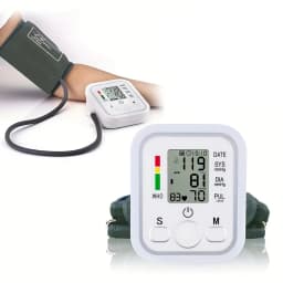 Electric Tonometer Arm Blood Pressure Monitor Digital Heart Beat Rate Pulse Meter Backlight Automatic Home Blood Pressure Meter