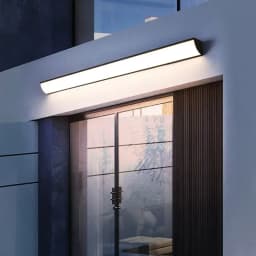 Minimalist Strip Wall Lamp Ip65 Outdoor Waterproof Wall Lamp Garden Villa Porch Courtyard Outdoor Lighting Exterior Wall Lamp