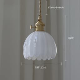 Vintage Green Tulip Glass Wall Lamp Shade Living Room Bedroom Door Lamp Bedside Lights