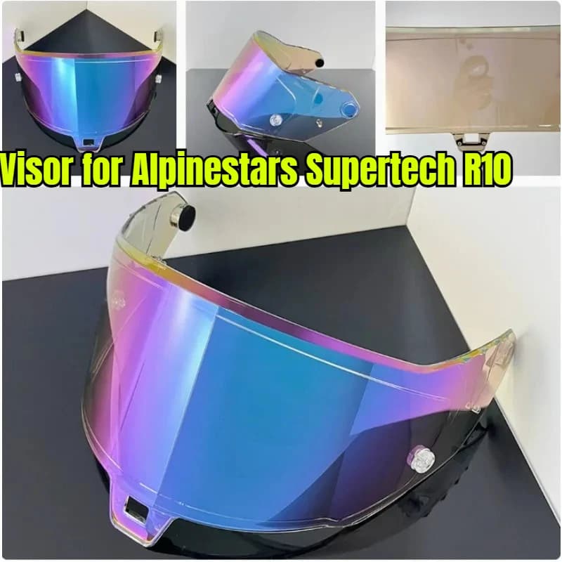 Hots Helmet Visor for Alpinestars Supertech R10 Helmet Lens SR10 Replacement Windshield Anti-fog Sticker Accessories