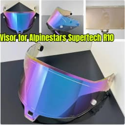 Hots Helmet Visor for Alpinestars Supertech R10 Helmet Lens SR10 Replacement Windshield Anti-fog Sticker Accessories