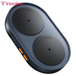 Vaydeer Dual Turntable Mouse Mover with Adjustable Intervals and ON/Off Switch, Undetectable & Noiseless Mouse Jiggler Simulates