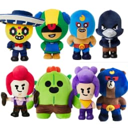 10cm-25cm Cartoon Cosplay Brawler Spike Plush Toy Cotton Pillow Dolls Cute Game Character Game Peripherals
