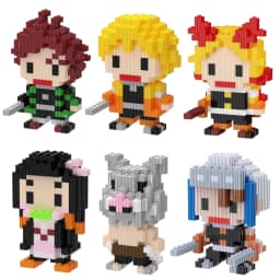 6cm high particle building blocks assembly toys mini desktop ornaments room decoration Halloween Christmas anime cartoon kawaii