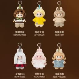 POP MART LABUBU THE MONSTERS HAIR SALON SERIES VINYL PLUSH PENDANT Genuine Blind Box Mystery Box Guess Bag Toys Anime Figure