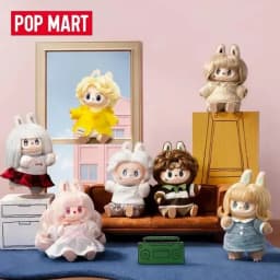 POP MART LABUBU THE MONSTERS HAIR SALON SERIES VINYL PLUSH PENDANT Genuine Blind Box Mystery Box Guess Bag Toys Anime Figure