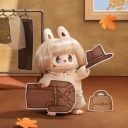 POP MART LABUBU THE MONSTERS HAIR SALON SERIES VINYL PLUSH PENDANT Genuine Blind Box Mystery Box Guess Bag Toys Anime Figure