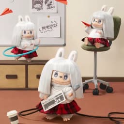 POP MART LABUBU THE MONSTERS HAIR SALON SERIES VINYL PLUSH PENDANT Genuine Blind Box Mystery Box Guess Bag Toys Anime Figure
