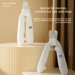 LED Light Pet Nail Clipper - Painless Over-Cut Prevention, Beginner Friendly Pet Grooming Tool Suitable for Cats and Dogs