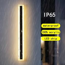 Waterproof, Wall, LED, Outdoor, IP65, Modern Style, Garden, Landscape Light, Villa, Light, Power Supply 85-265V, Adjustable
