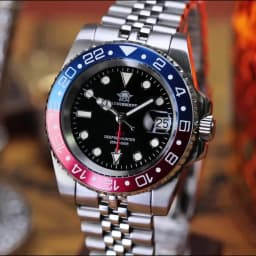 ADDIESDIVE AD2050 Men's GMT Watch Swiss Ronda 515-24 BGW9 Super Luminous 20Bar Waterproof Reloj Quartz Watches