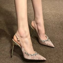Summer Elegant Pointed Sexy Party High-heeled Sandals Fashionable Best Selling New Comfortable Large Size Women's Shoes