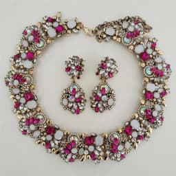 2026 New Fashion Green Crystal Rhinestone Large Collar Big Choker Necklace Women Statement Indian Necklace Wedding Jewelry