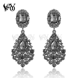 VEYO Luxury Earrings Full of Rhinestone Crystal Drop Earrings Long Earrings For Woman High Quality