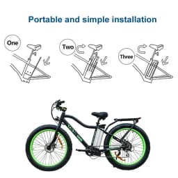 48V 36V 24V Folding Bike Battery 20Ah 17Ah 15Ah 13Ah Built-in Bms for Silverfish 250W-1000W Bafang Motor Kit with 2A Charger