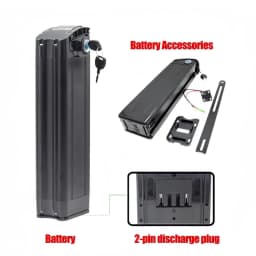 48V 36V 24V Folding Bike Battery 20Ah 17Ah 15Ah 13Ah Built-in Bms for Silverfish 250W-1000W Bafang Motor Kit with 2A Charger