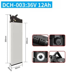 48V 17Ah 14Ah 12.8Ah 10.4Ah 36V 10Ah 12Ah 15Ah 52V 12.5Ah 15Ah 17.5Ah DCH-003 DCH-006 DCH-009 250W~1000W Motor Battery