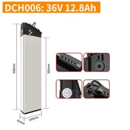 48V 17Ah 14Ah 12.8Ah 10.4Ah 36V 10Ah 12Ah 15Ah 52V 12.5Ah 15Ah 17.5Ah DCH-003 DCH-006 DCH-009 250W~1000W Motor Battery