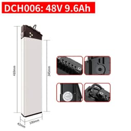 48V 17Ah 14Ah 12.8Ah 10.4Ah 36V 10Ah 12Ah 15Ah 52V 12.5Ah 15Ah 17.5Ah DCH-003 DCH-006 DCH-009 250W~1000W Motor Battery