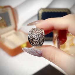 Huitan Hollow Out Aesthetic Ring for Women Gold Color/Silver Color Simple Stylish Lady Accessories Party Daily Statement Jewelry