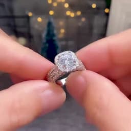 Huitan Trendy Women Rings with Brilliant Cubic Zirconia Luxury Engagement Rings Fashion Wedding Party Jewelry Drop Shipping