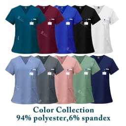 New Lightweight Anti-wrinkle Surgical Uniform Woman Men Medical Nurse Scrub Set Soft Breathable Jogger Nursing Clinical Workwear