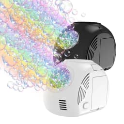 Handheld outdoor bubble machine electric with light bubble toy bubble launcher holiday gift without battery bubble water