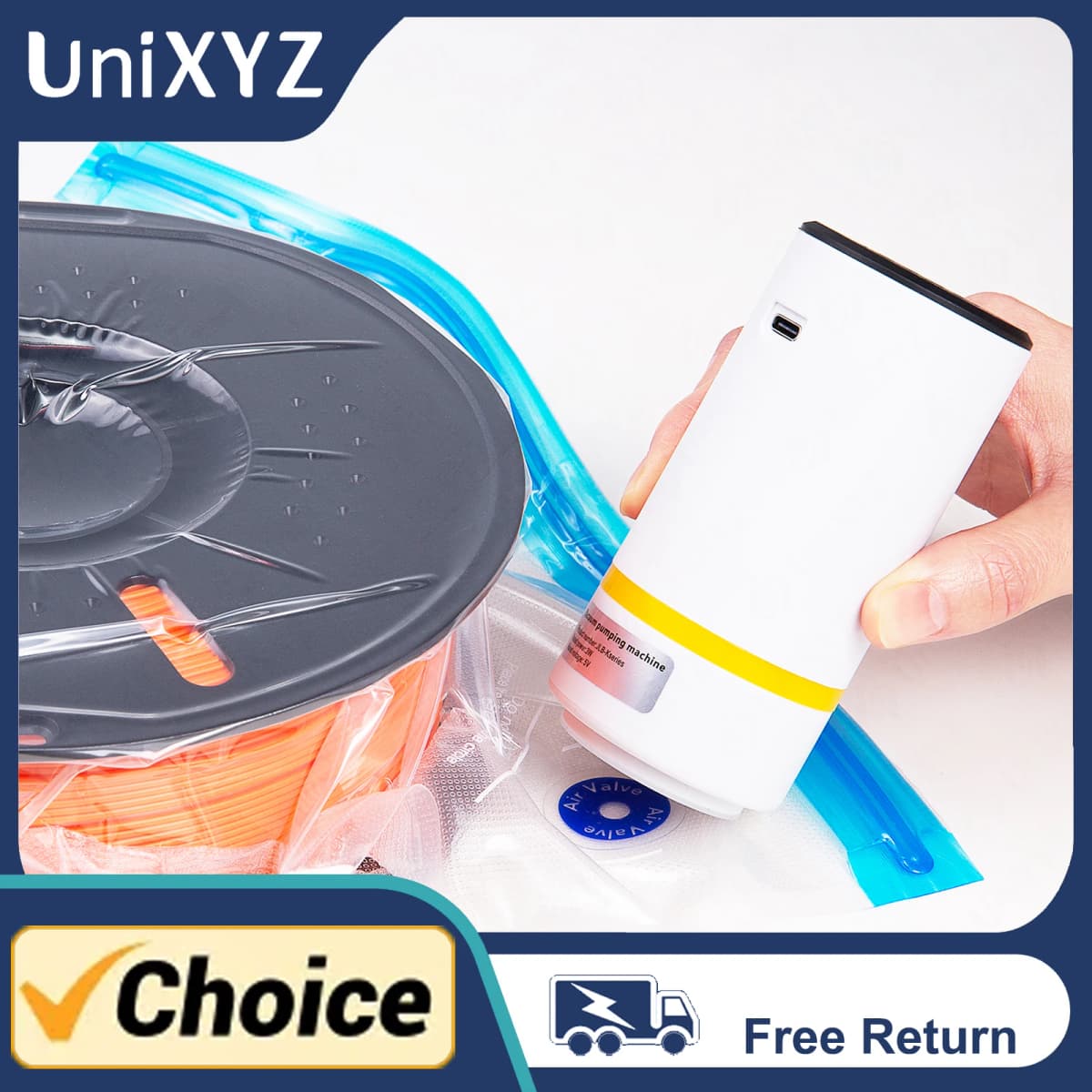 3D Printer Filament Storage Bag PLA Filament Vacuum Bag Dryer Safekeep Humidity Resistant Sealing Bags Keep Filament Dry Sealed