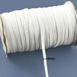 10/20Yards 3/10/20/30/40/50mm Bungee Cord Black/White Rubber Bands Mask Strap Sewing Elastic Band HairBand Elasticity Tape