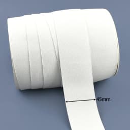 10/20Yards 3/10/20/30/40/50mm Bungee Cord Black/White Rubber Bands Mask Strap Sewing Elastic Band HairBand Elasticity Tape