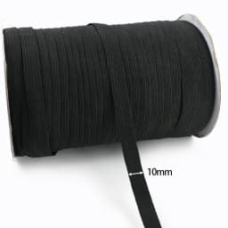 10/20Yards 3/10/20/30/40/50mm Bungee Cord Black/White Rubber Bands Mask Strap Sewing Elastic Band HairBand Elasticity Tape