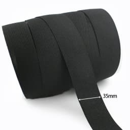 10/20Yards 3/10/20/30/40/50mm Bungee Cord Black/White Rubber Bands Mask Strap Sewing Elastic Band HairBand Elasticity Tape