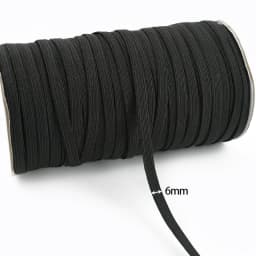 10/20Yards 3/10/20/30/40/50mm Bungee Cord Black/White Rubber Bands Mask Strap Sewing Elastic Band HairBand Elasticity Tape