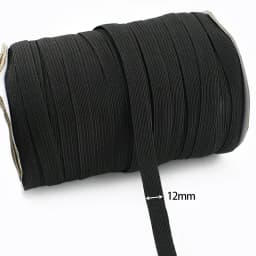 10/20Yards 3/10/20/30/40/50mm Bungee Cord Black/White Rubber Bands Mask Strap Sewing Elastic Band HairBand Elasticity Tape