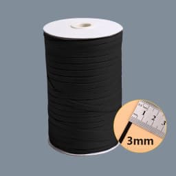 10/20Yards 3/10/20/30/40/50mm Bungee Cord Black/White Rubber Bands Mask Strap Sewing Elastic Band HairBand Elasticity Tape