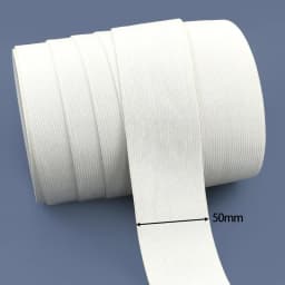 10/20Yards 3/10/20/30/40/50mm Bungee Cord Black/White Rubber Bands Mask Strap Sewing Elastic Band HairBand Elasticity Tape
