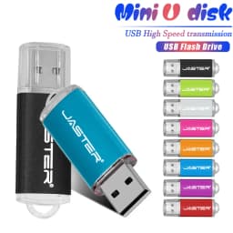 High Speed USB Flash Drive 1GB/2GB Metal Memory Stick 128GB USB 2.0 PenDrive 256M/512M флешка Waterproof Memory Disk Gift