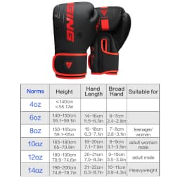 4/6/8/10/12/14Oz Kids Adult Boxing Gloves Breathable Professional Sanda Muay Thai Fighting Gloves PU Workout Gloves