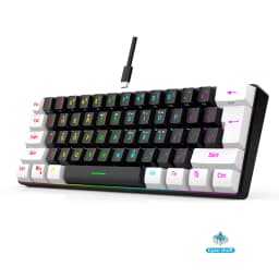 Mechanical Keyboard Gamer 60% Mini 6 1Keys Backlit PC Switches Keyboards Portable Wired Cute Laptop Key Board Teclado Mecanico