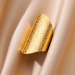Stainless Steel Chunky Wide Rings For Women Vintage Gold Color Geometric Open Finger Ring Fashion Minimalist Jewelry Gift Femme