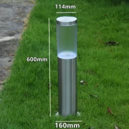 Cylindrical Modern Outdoor Circular Stainless Steel Lighting Equipment Courtyard Garden Community Lawn Lights