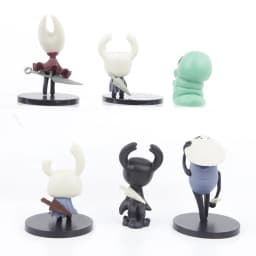 6pcs/Set Hollow Knight Action Figure Toy PVC Model Doll Desktop Ornament Collectible Toys