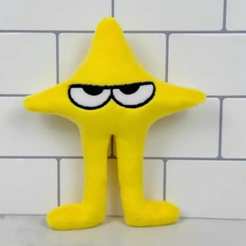 25cm Kawaii Pixel Game Deltarune Series Star Shaped Plush Toy Creativity Cartoon Role Starwalker Exquisite Stuffed Toy Fans Gift