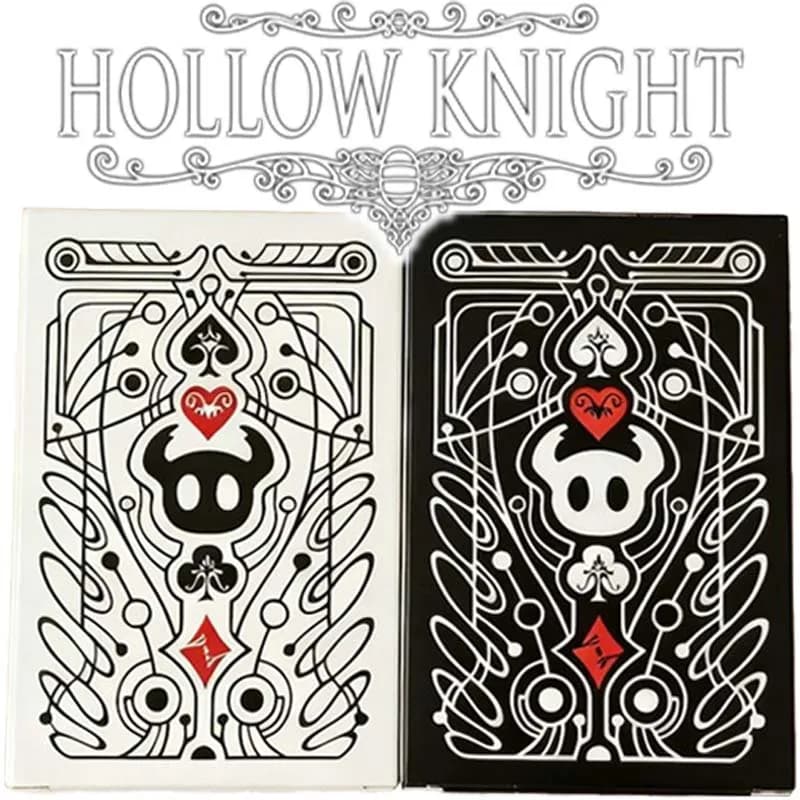 Hollow Knight Standard Poker Card Set Black and White Playing Card Game Card Group Portable Creative Board Game Gift Collection