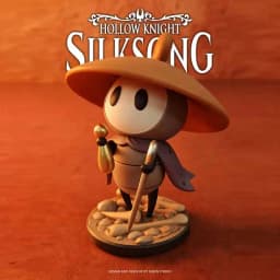 12cm The Hollow Knight Series Game Character Silksong Sherma Desktop Ornament Model Toy Pvc Material Periphery Collectible Gifts