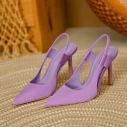 Women Sandals New Summer High Heels Closed Toe Single Sandals Thin Mid-heeled Fashion Hollow Pointed Toe Women Sandals