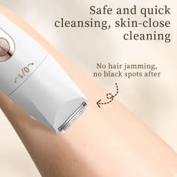 Women's Electric Shaver 3-in-1 Painless Epilator Portable Bikini Trimmer Facial Shaver for Ladies Body Underarms Legs