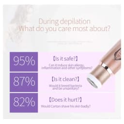 2 in 1 Intimate HairTrimmer Female Groin Depilation Clipper Women Epilator Secret Razor Sex Areas Place Bikini Zone Pubic Rosor