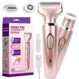 2 in 1 Intimate HairTrimmer Female Groin Depilation Clipper Women Epilator Secret Razor Sex Areas Place Bikini Zone Pubic Rosor