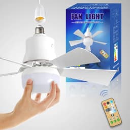 UZZDSS 2025 New LED 30W ceiling fan light LED fan ceiling light with remote dimming function suitable Ceiling Fans